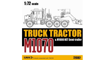 72C02 M1070 TRUCK TRACTOR & M1000 HET Semi-trailer