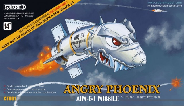  Cartoon Model Kit - ANGRY PHOENIX - AIM-54 MISSILE